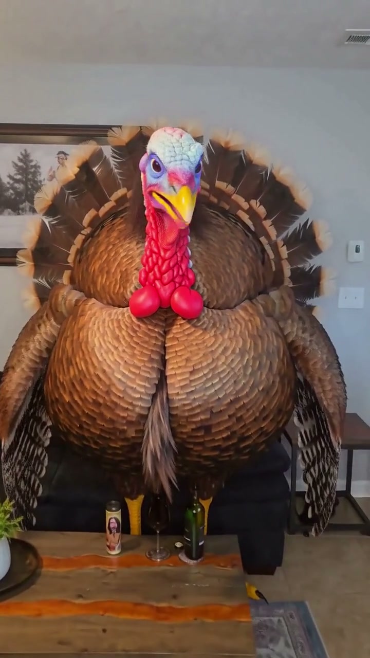 How to Turn Yourself Into a Turkey With AI (Thanksgiving Video, No Prompt)